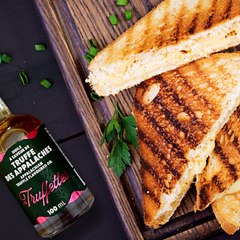 Grilled cheese aromatisé à l’huile de truffe des Appalaches