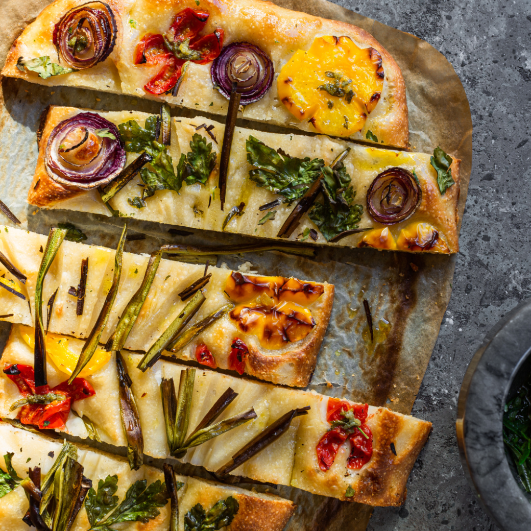 Focaccia "vide-jardin" Les Truffettes