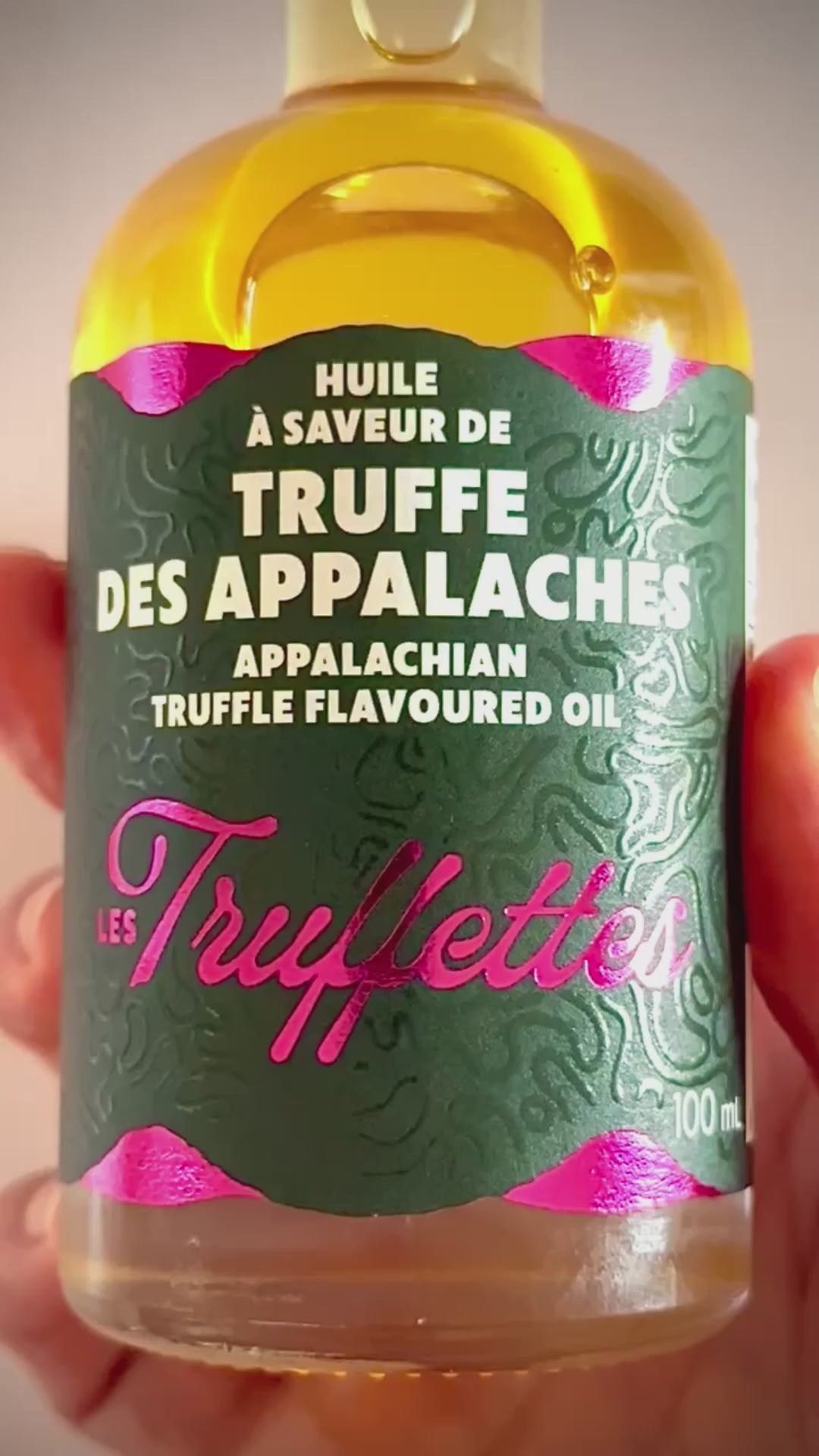 Huile à saveur de truffe des Appalaches