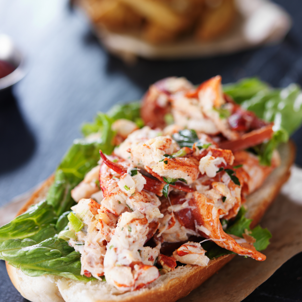 Guédille au homard à saveur de truffe des Appalaches